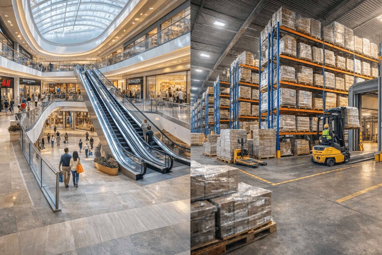 Proiectare instalații pentru centre comerciale și spații logistice moderne cu infrastructură tehnică complexă