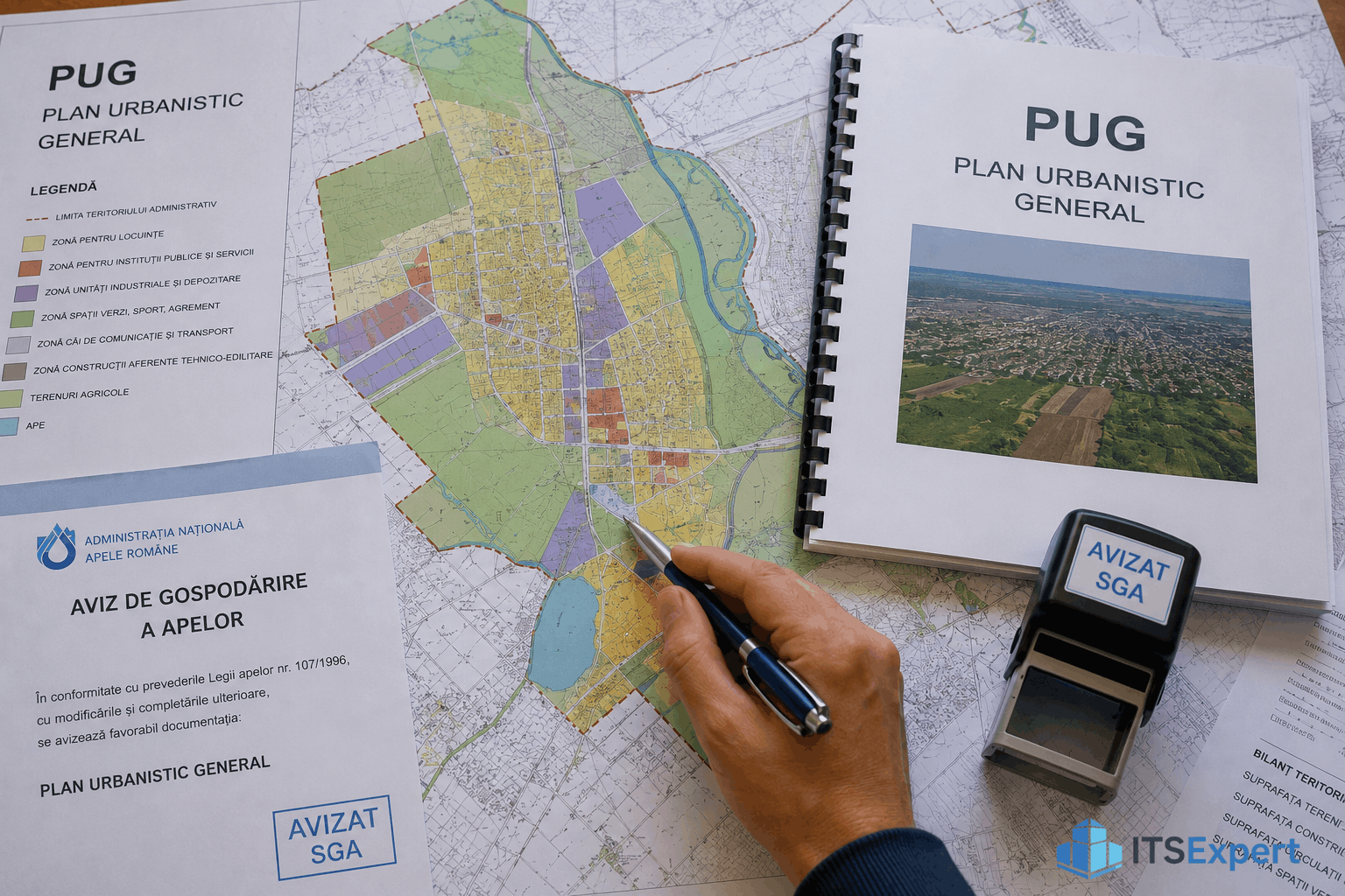 Avize SGA pentru PUG – Plan Urbanistic General și documentații Apele Române