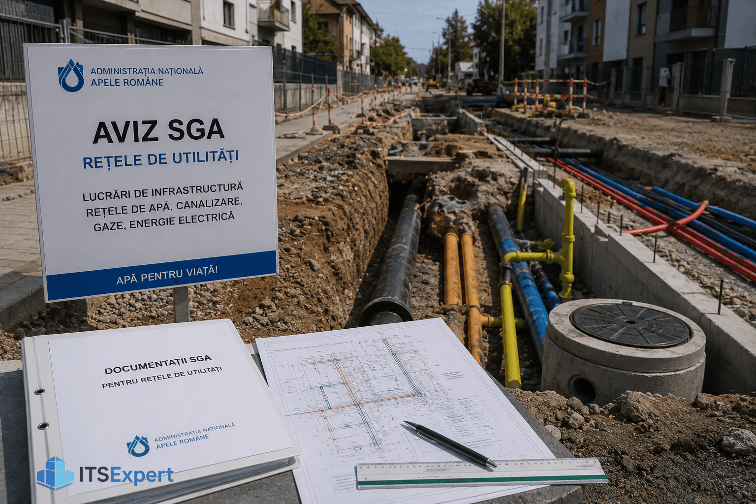 Obținere avize SGA pentru rețele de utilități și infrastructură edilitară