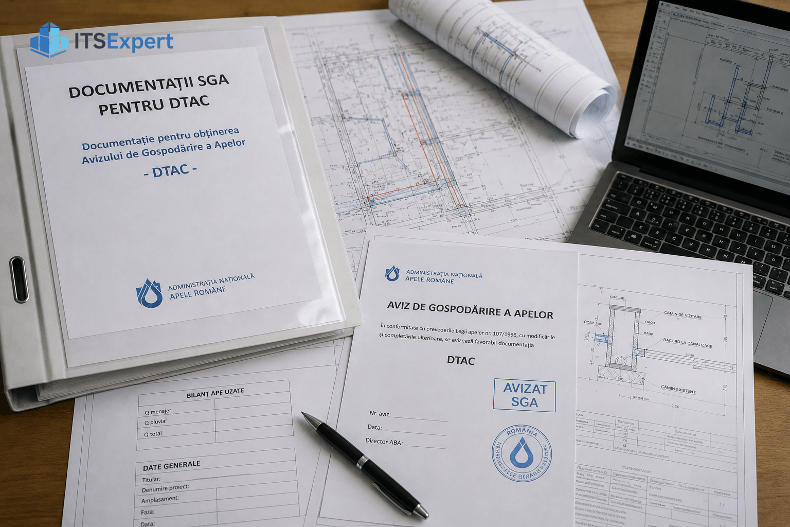 Documentații SGA pentru DTAC și autorizația de construire