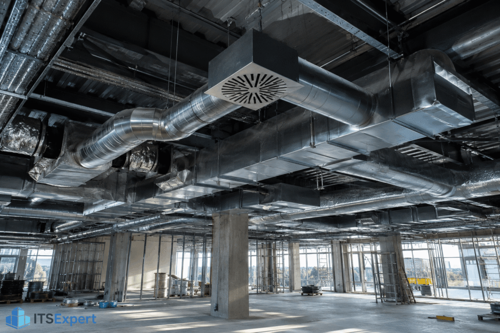 Proiectare ventilare si climatizare HVAC pentru cladire comerciala moderna