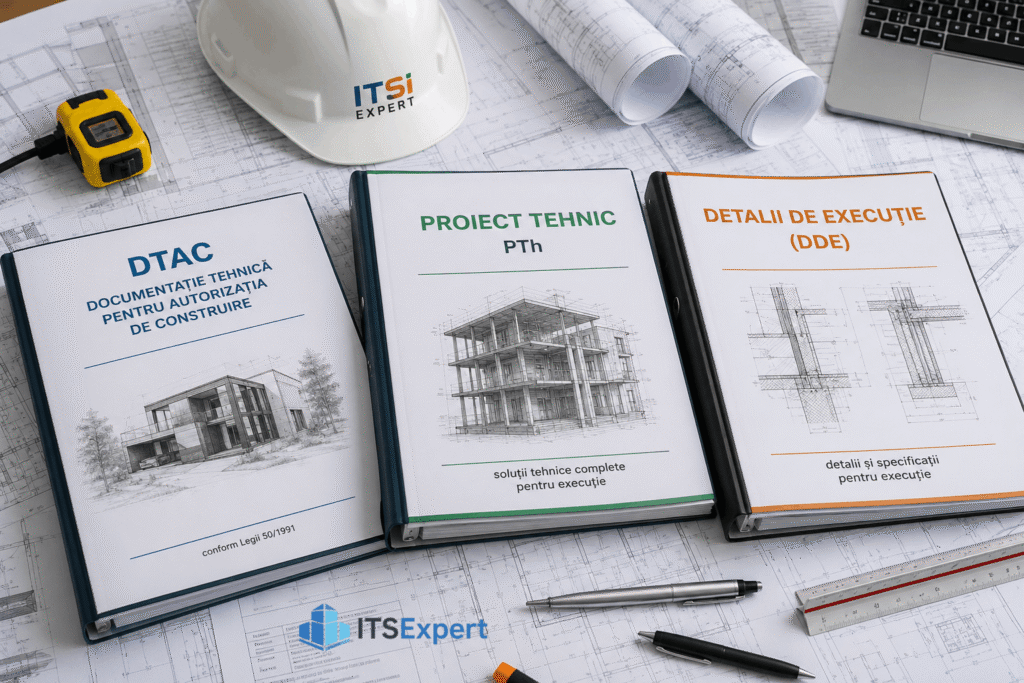 Documentație DTAC, Proiect Tehnic și Detalii de Execuție pentru autorizație de construire și execuția lucrărilor
